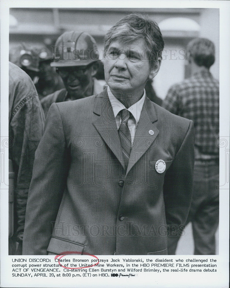 Press Photo Charles Bronson - Historic Images