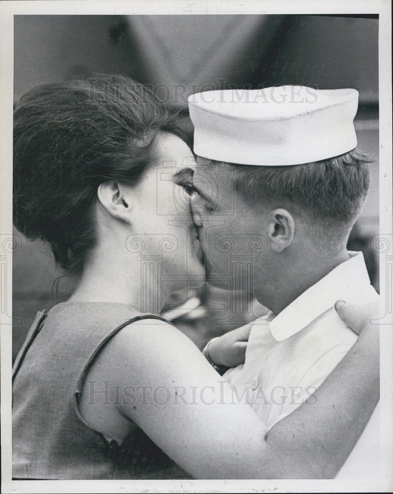 1966 Press Photo Navy Destroyer Escort Greenwood - Historic Images