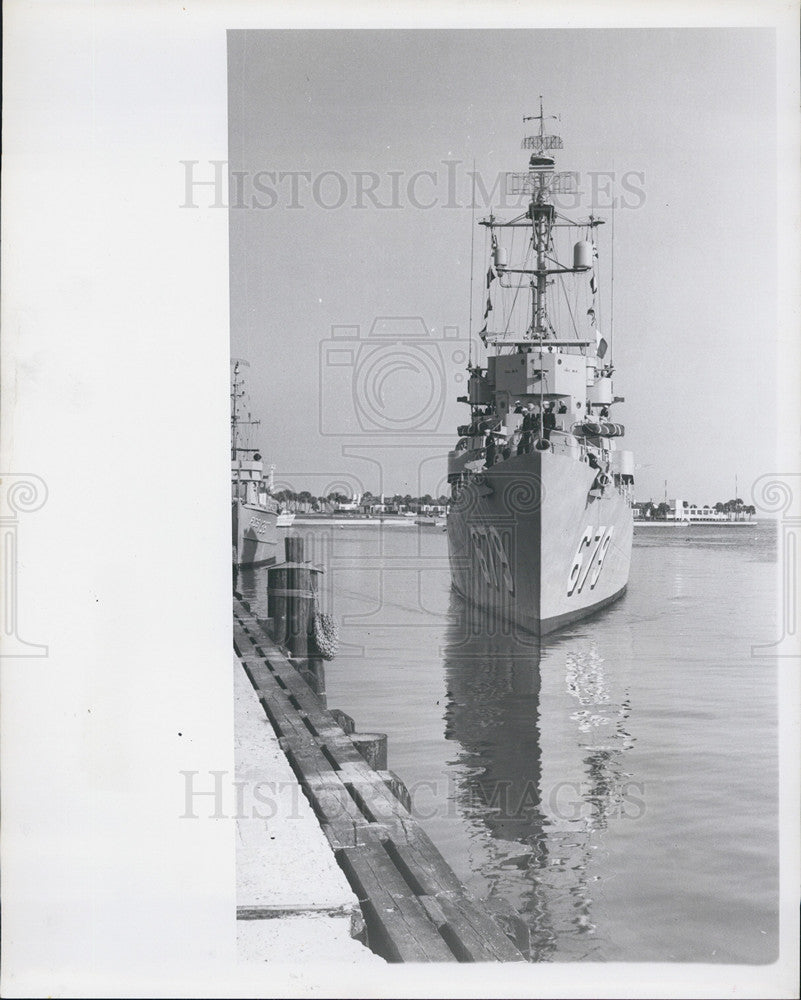 1964 Press Photo Navy Destroyer Escort Greenwood - Historic Images