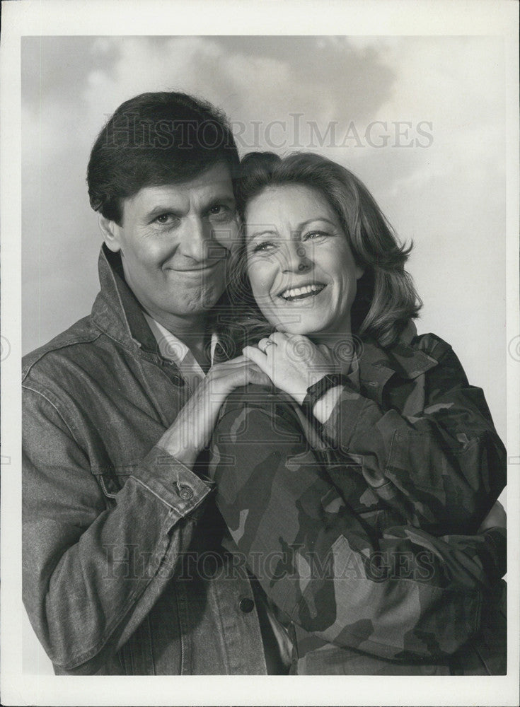 1985 Press Photo Joseph Bologna, Patty Duke, A Time to Triumph - Historic Images