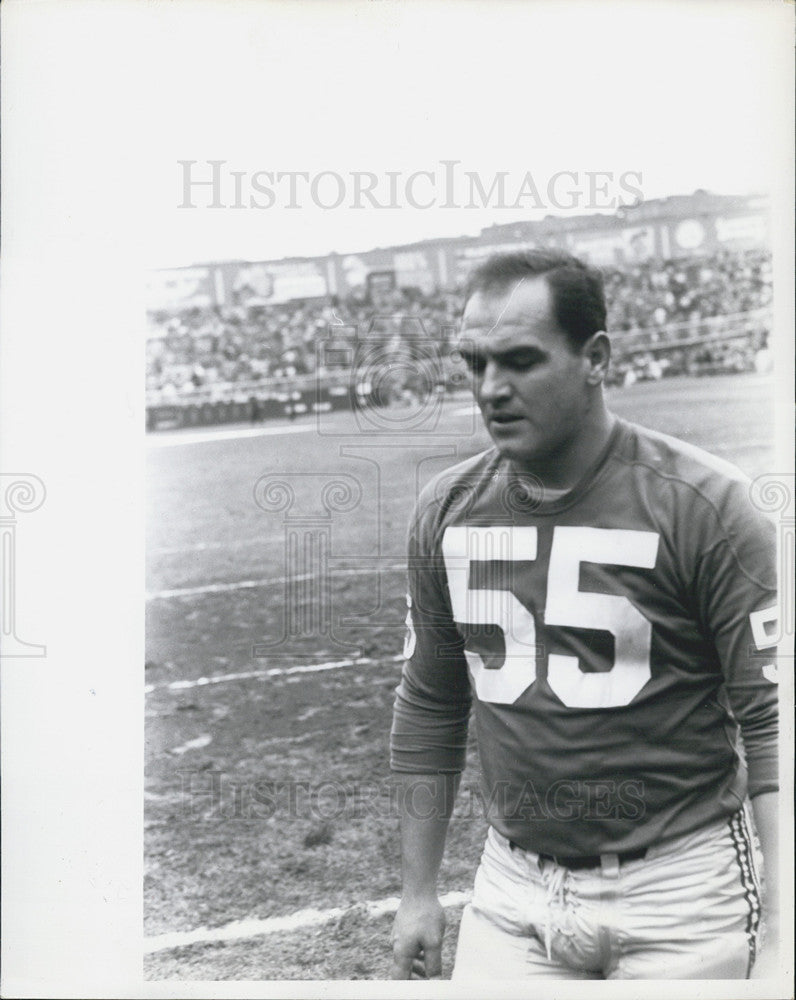 Press Photo Ray Wietecha, New York Giants. - Historic Images