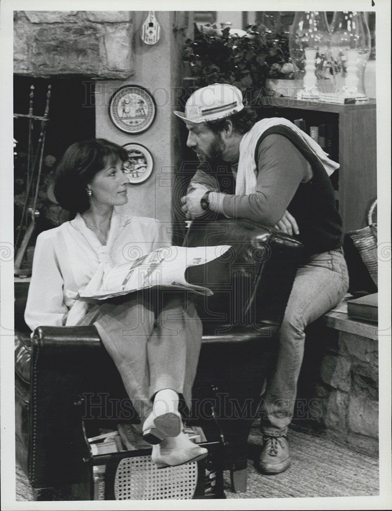 1985 Press Photo Diana Canova and James Sutorius in No Complaints - Historic Images