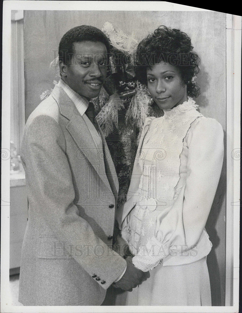 1979 Press Photo Actor Damon Evands and Actress Berlinda Tolbert - Historic Images