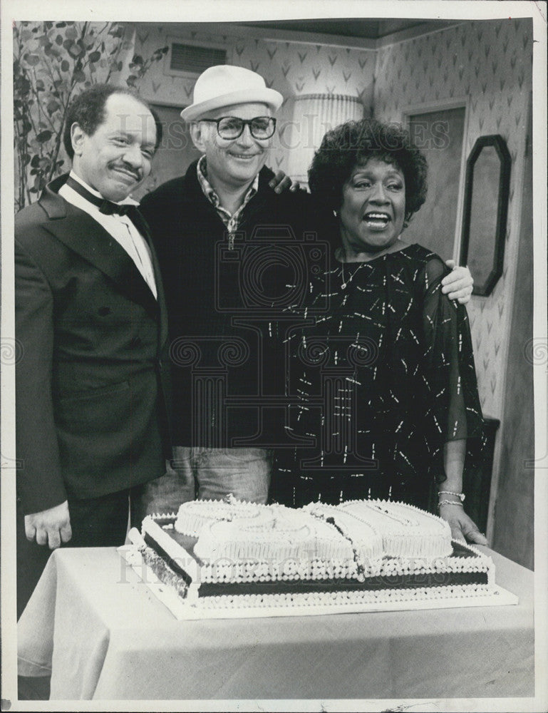 1983 Press Photo Actor Sherman Hemsley and Isabel Sanford - Historic Images