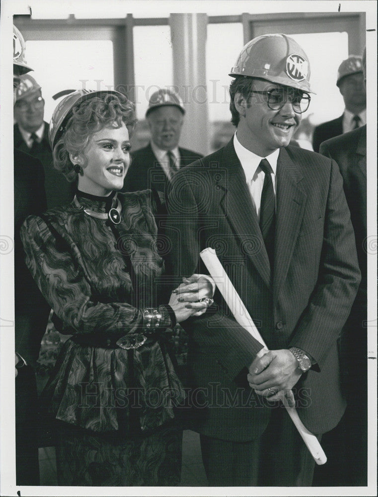 1990 Press Photo Bernadette Peters and Kevin Spacey in Fall From Grace - Historic Images