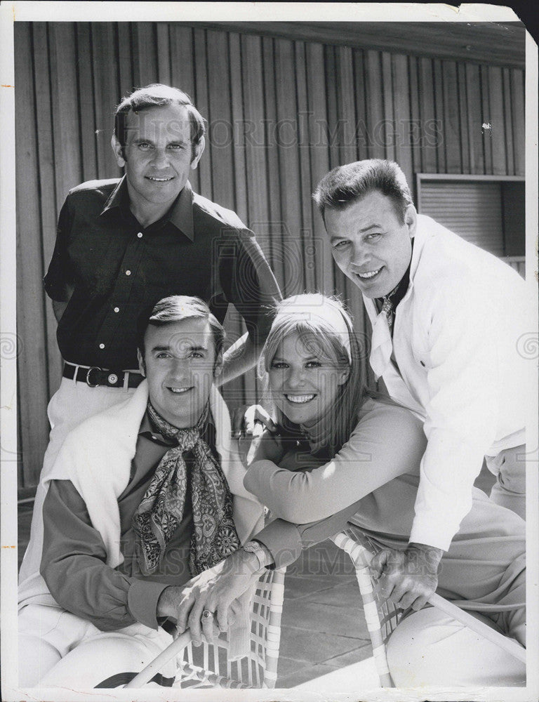 1971 Press Photo Cast of &quot;Gomer Pyle U.S.M.C.&quot; - Historic Images