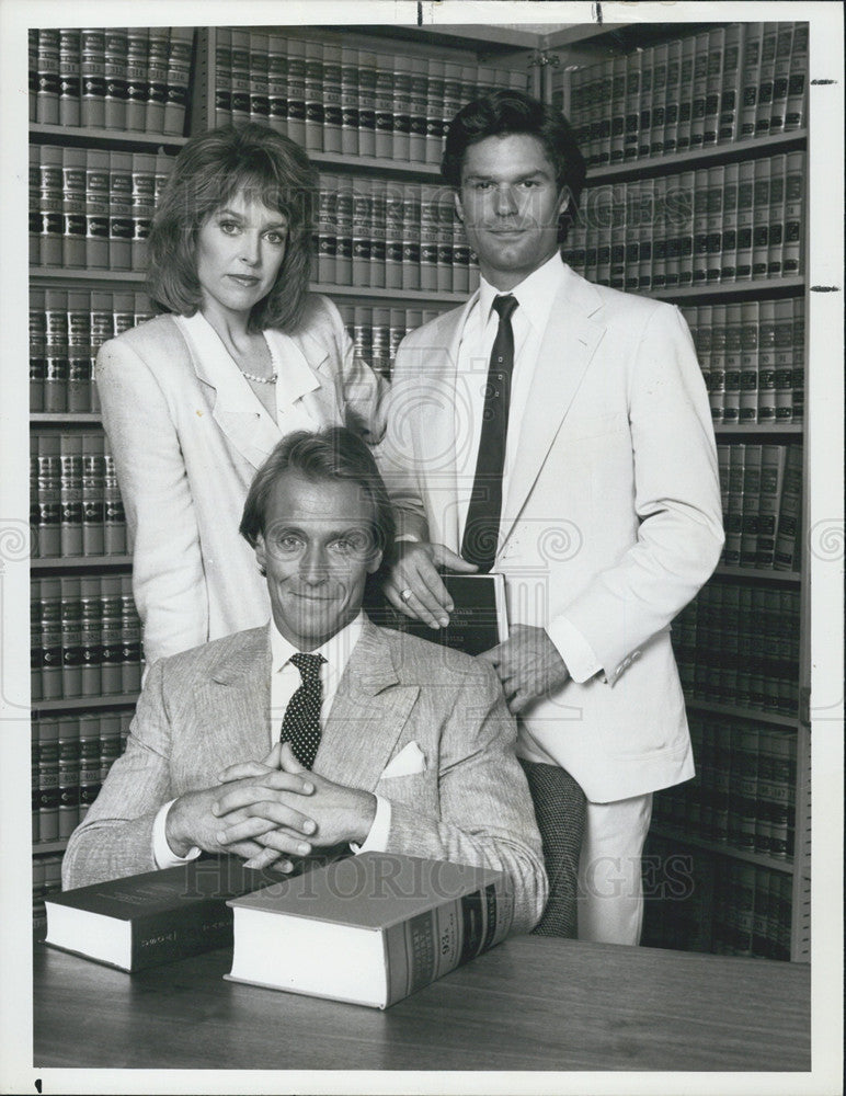 1986 Press Photo Cast Members of &quot;LA Law&quot; - Historic Images