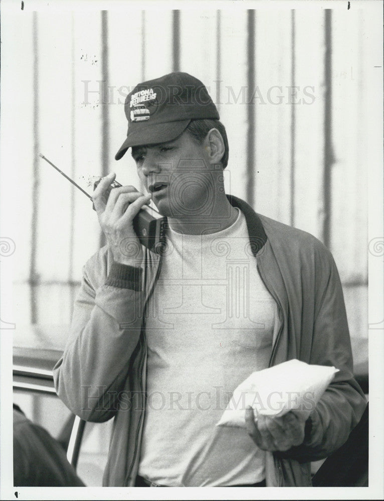 1988 Press Photo Actor Fred Dryer Stars On NBC Television Series Hunter - Historic Images