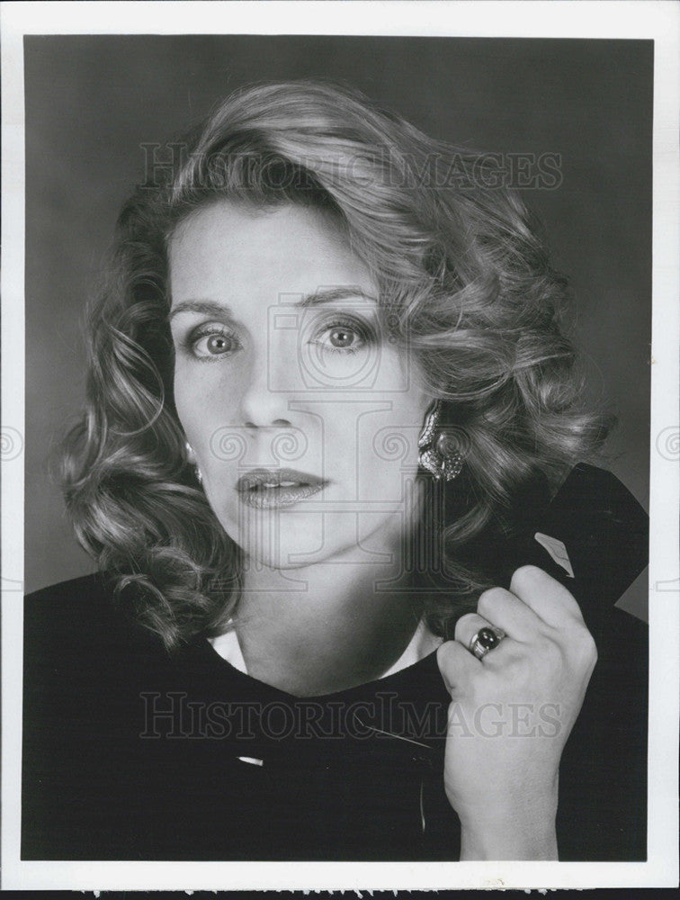 1990 Press Photo Actress Jill Clayburgh Starring In &quot;Fear Stalk&quot; CBS-TV - Historic Images