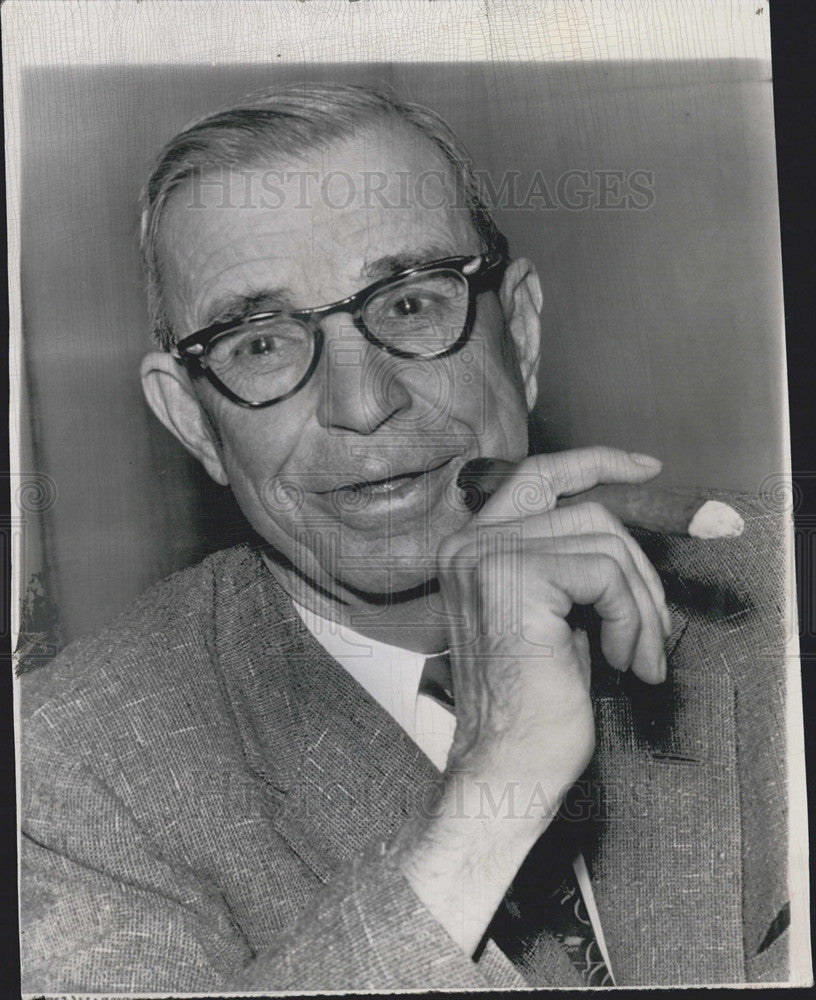 1954 Press Photo Senator Dennis Chavez Washington D.C. - Historic Images