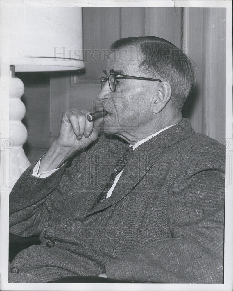 1957 Press Photo of Senator Dennis Chavez of New Mexico - Historic Images