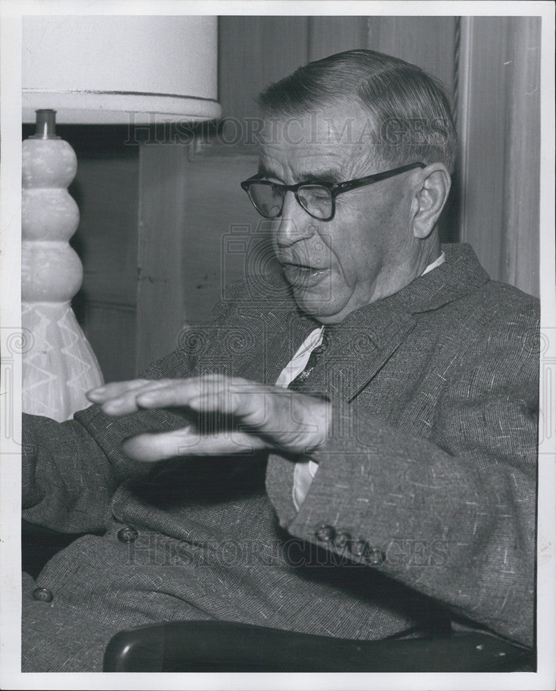 1957 Press Photo of New Mexico Senator Dennis Chavez - Historic Images