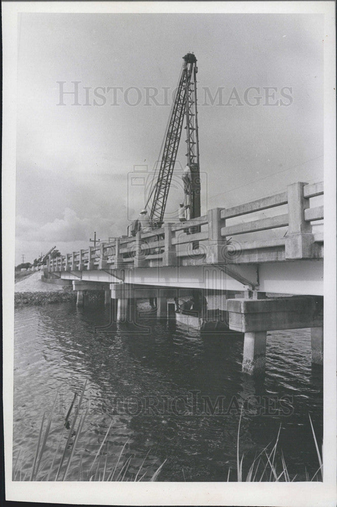 1969 Press Photo Bridge Construction St. Petersburg - Historic Images