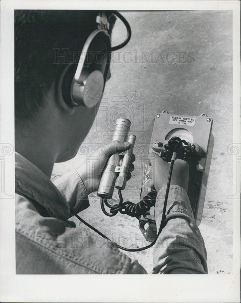 1964 Press Photo Device Radioactive Materials St. Petersburg Florida - Historic Images