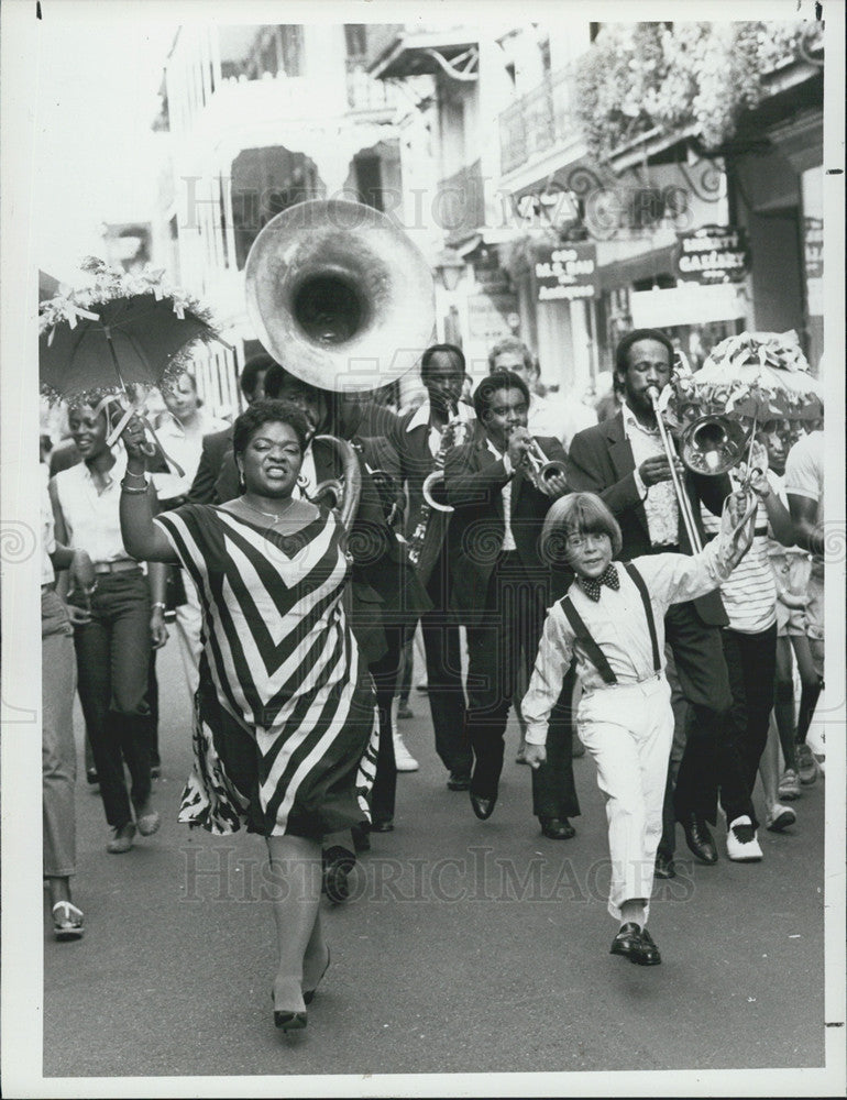 1984 Press Photo Nell Carter, Joey Lawrence, Gimme a Break, New Orleans - Historic Images