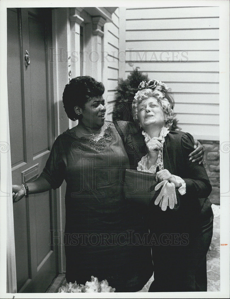 1984 Press Photo Nell Carter, Rue McClanahan, Gimme a Break - Historic Images