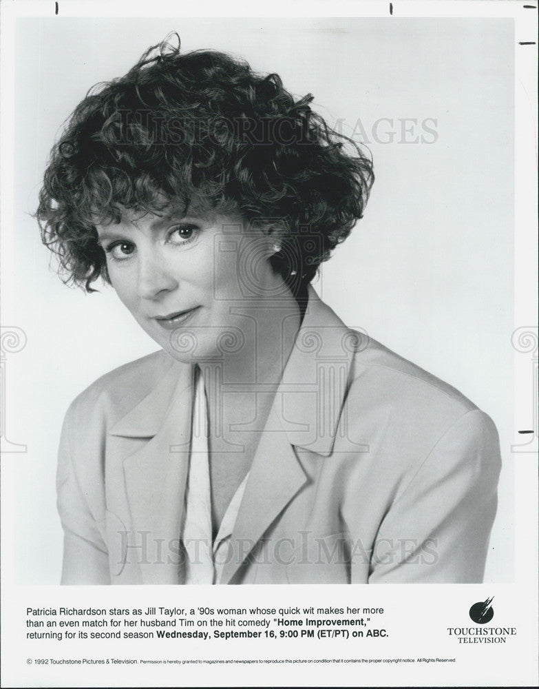 1992 Press Photo Patricia Robertson as Jill Taylor on TV Sitcom Home Improvement - Historic Images