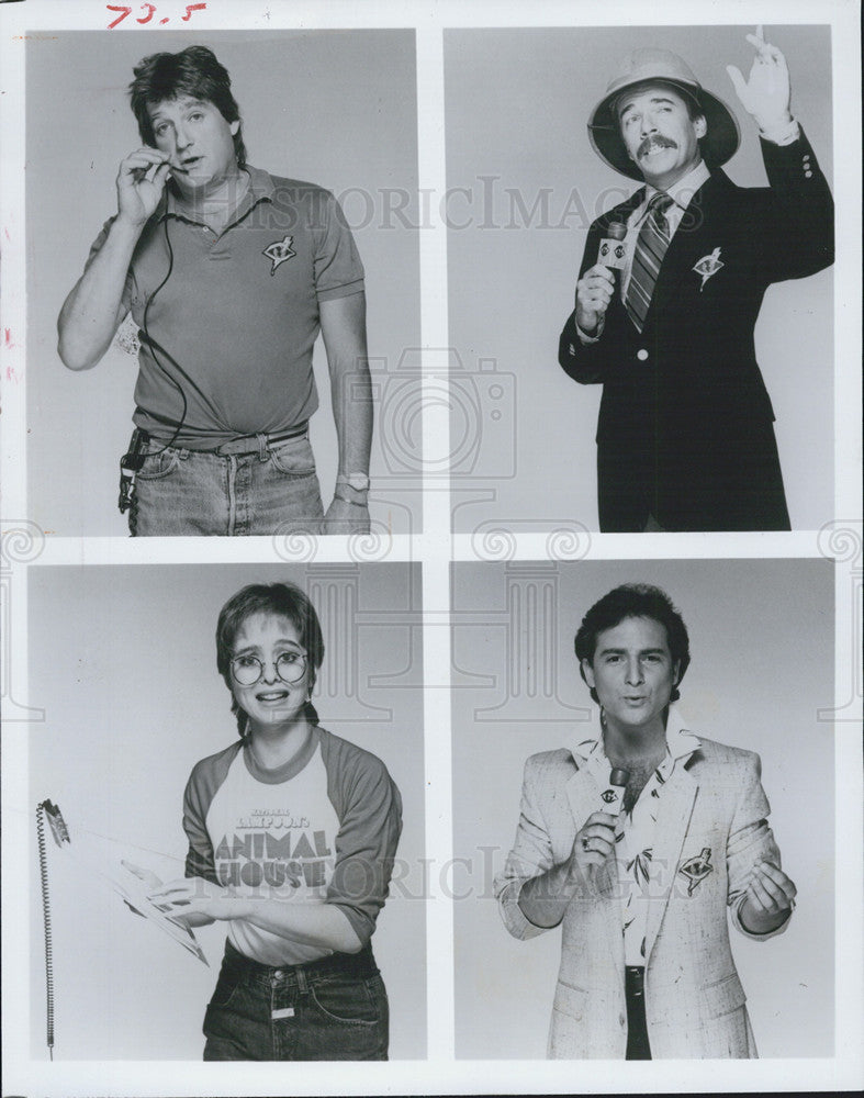 1984 Press Photo Blake Clark And Comedians On National Lampoon&#39;s Hot Flashes - Historic Images