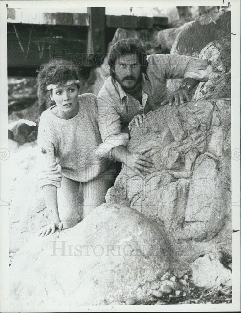 1984 Press Photo Eric Pierpoint And Kerrie Keane NBC Television Show Hot Pursuit - Historic Images