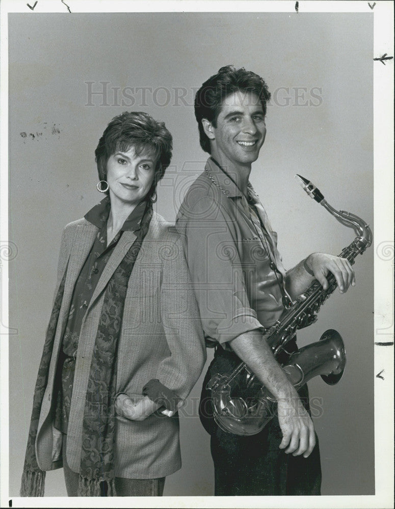 1987 Press Photo Blair Brown &amp; William Roberts Days and Nights of Mollie Dodd - Historic Images