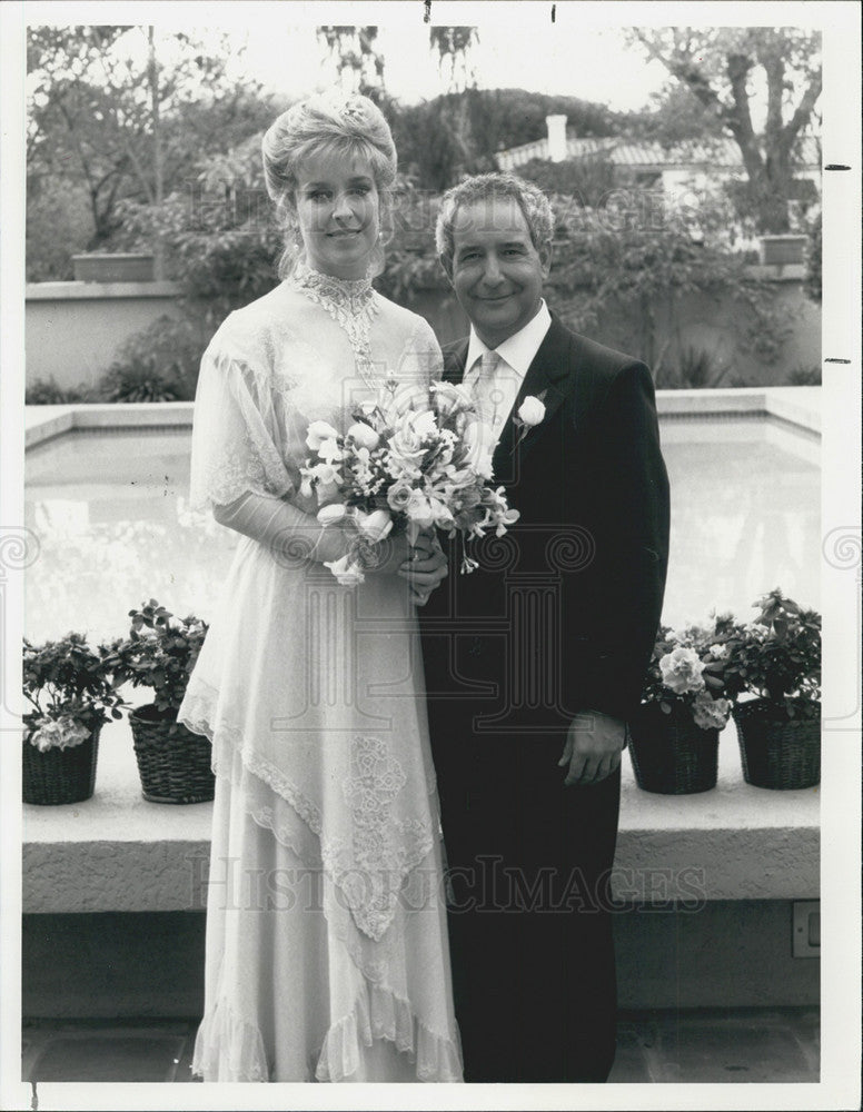 1988 Press Photo Michael Tucher Jill Eikenberry Actors L.A. Law - Historic Images