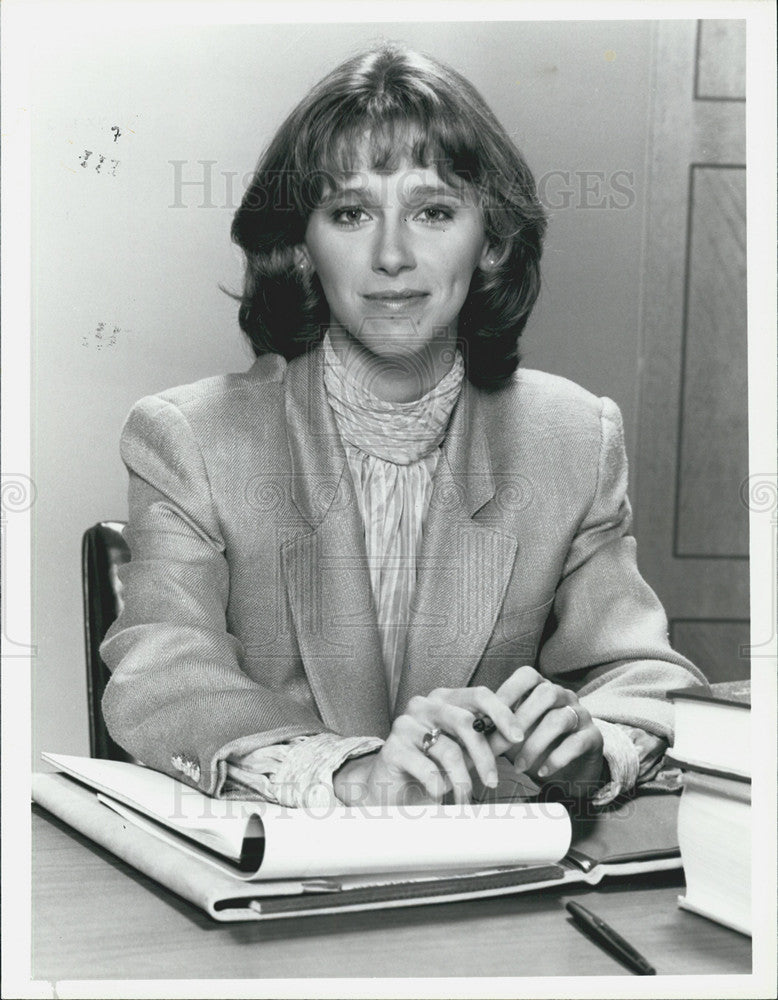 1986 Press Photo Actress Michele Greene Stars On NBC Television Show L.A. Law - Historic Images