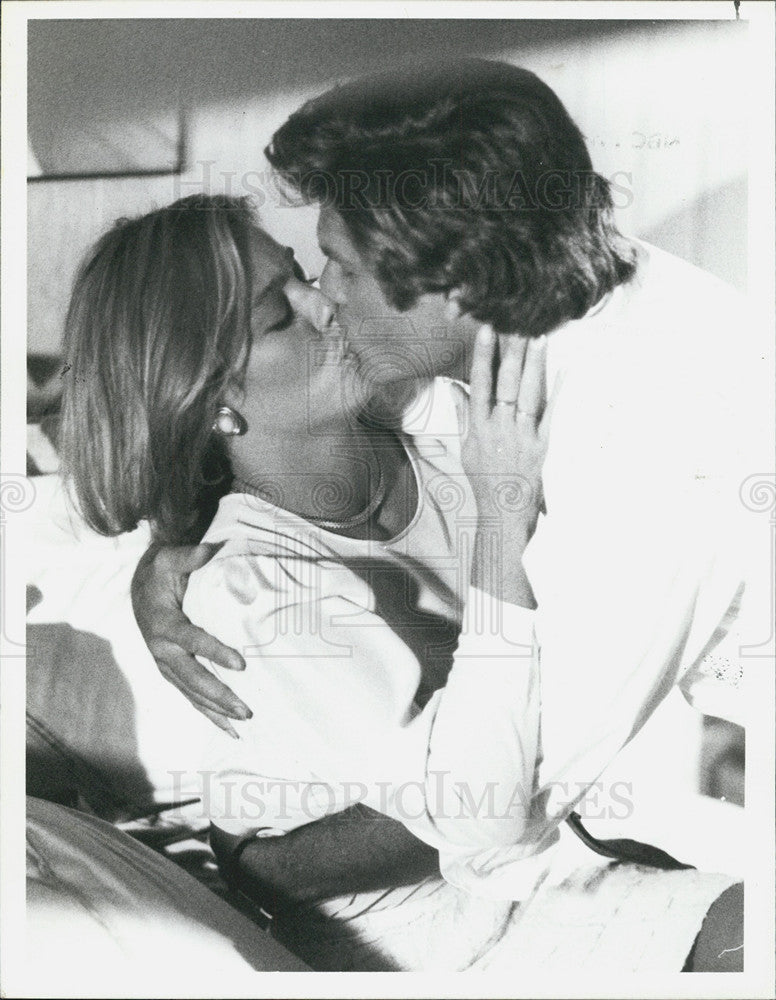 1986 Press Photo Susan Dey And Harry Hamlin On NBC Television Show L.A. Law - Historic Images