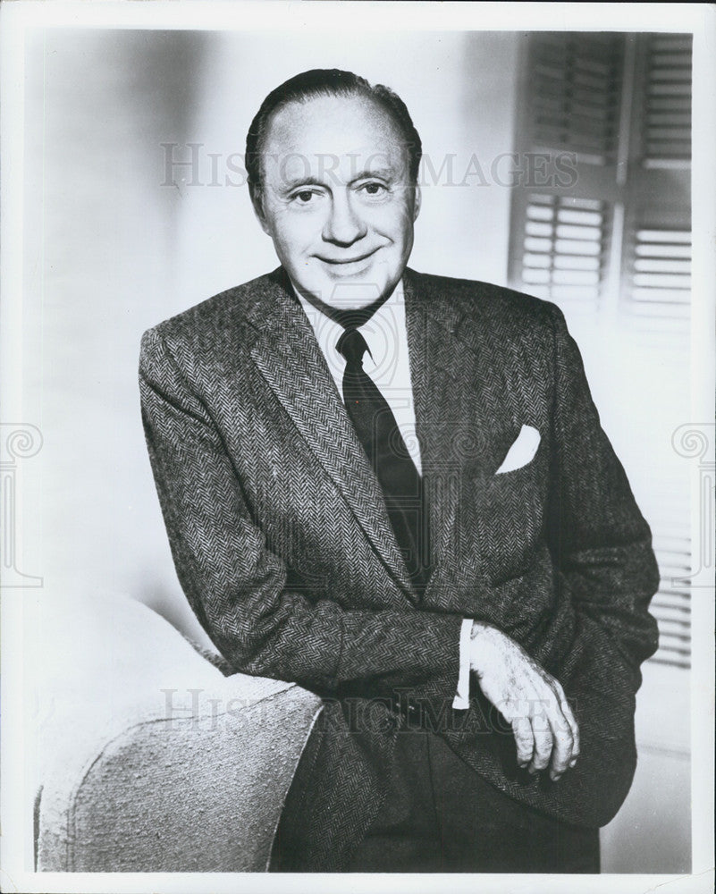 Press Photo Entertainer Jack Benny - Historic Images