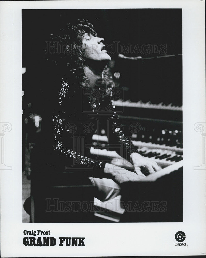 Press Photo Craig Frost ,in band GRand Funk - Historic Images