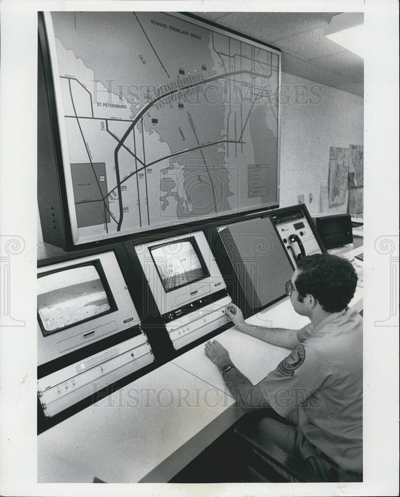 1982 Press Photo avid Krauss, Howard Franklin Bridge Monitor - Historic Images