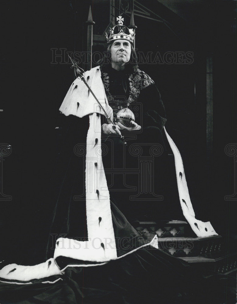 Press Photo Brian Bedford, Richard III - Historic Images