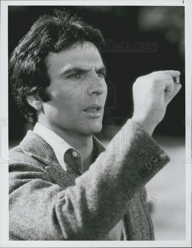 1978 Press Photo Actor Vince Baggetta Stars In NBC Show Eddie Capra Mysteries - Historic Images