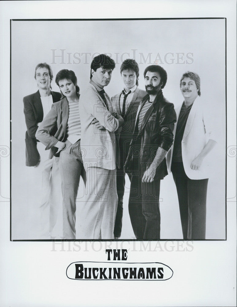 1986 Press Photo Singing Group The Buckinghams - Historic Images