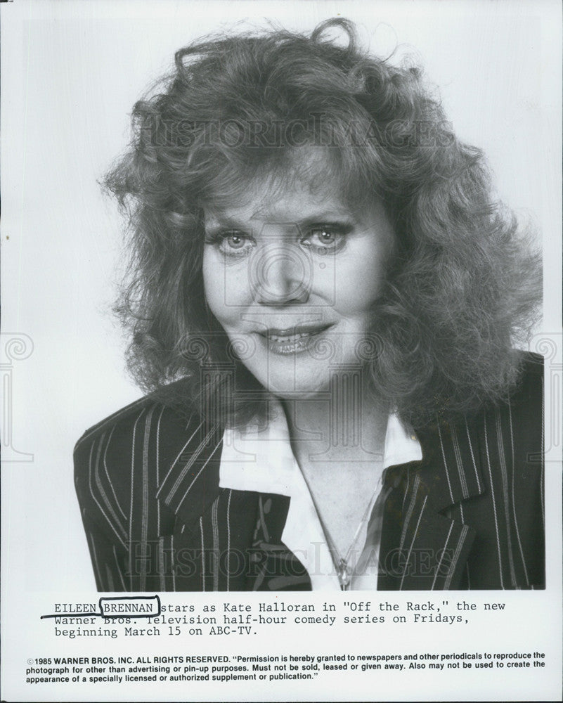1985 Press Photo Eileen Brennan Actress Off The Rack - Historic Images