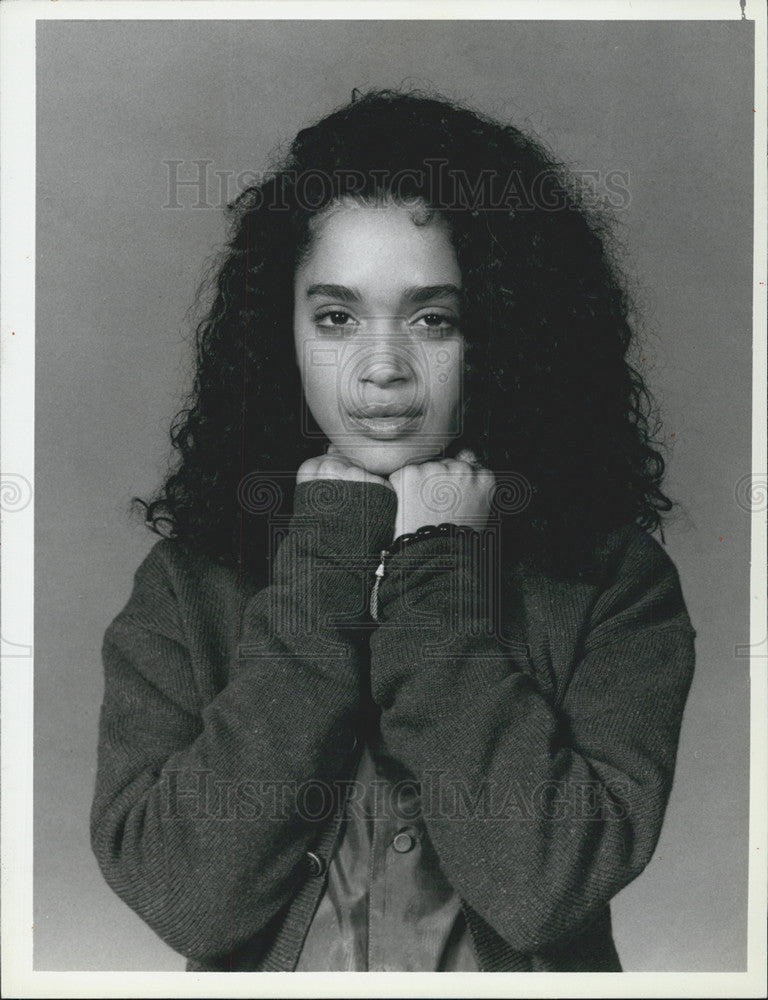 1986 Press Photo Lisa Boney Actress The Cosby Show - Historic Images