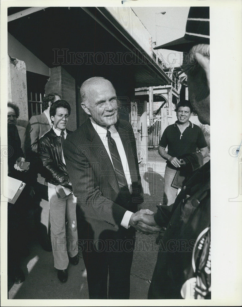 1983 Press Photo Senator John Glenn - Historic Images