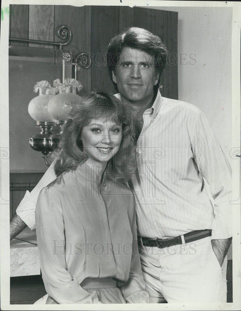 1983 Press Photo Actress Shelley Long and Actor Ted Danson - Historic Images