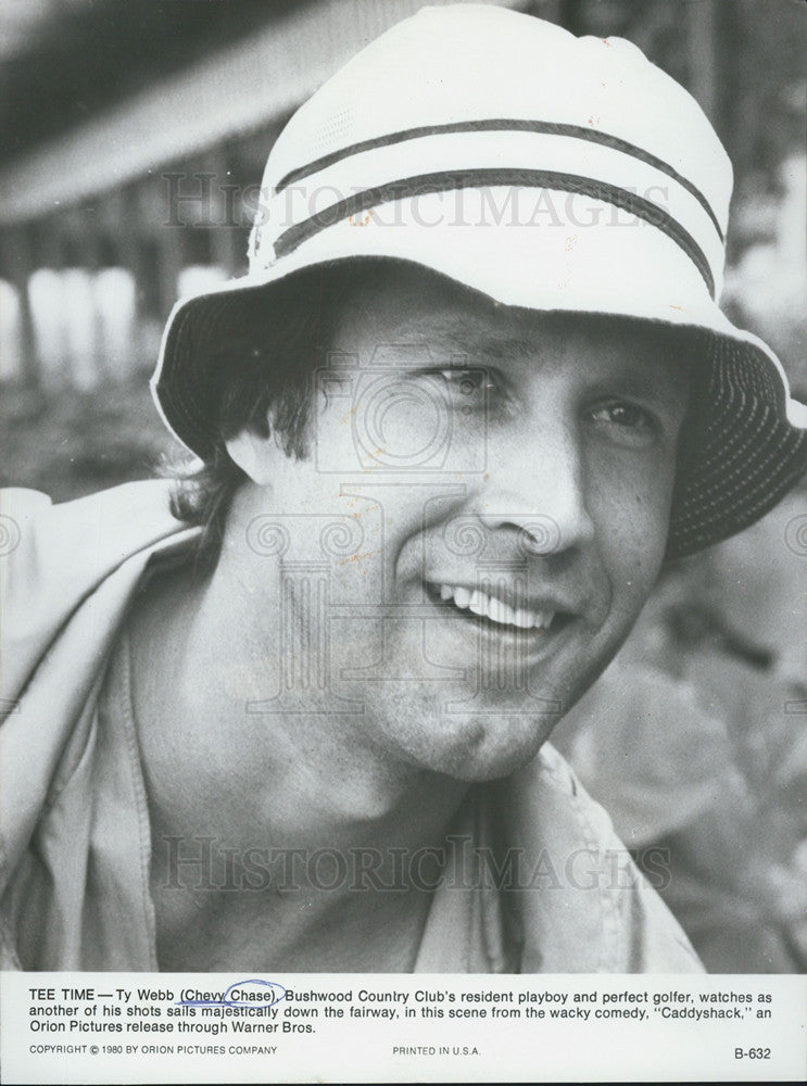 1980 Press Photo Chevy Chase is an American actor, film director. - Historic Images