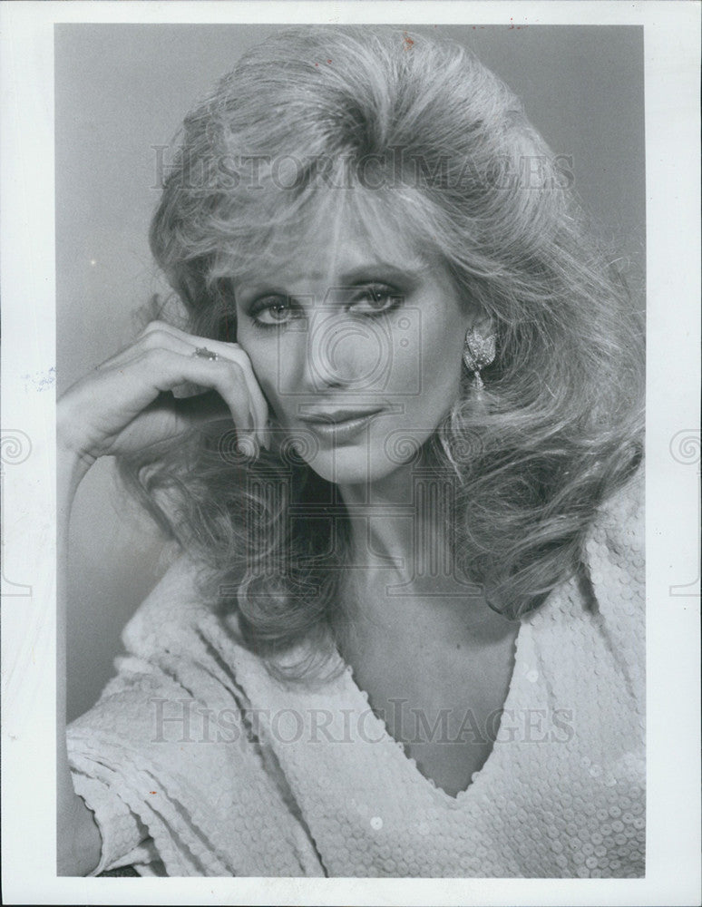 Press Photo Morgan Fairchild, American Actress. - Historic Images