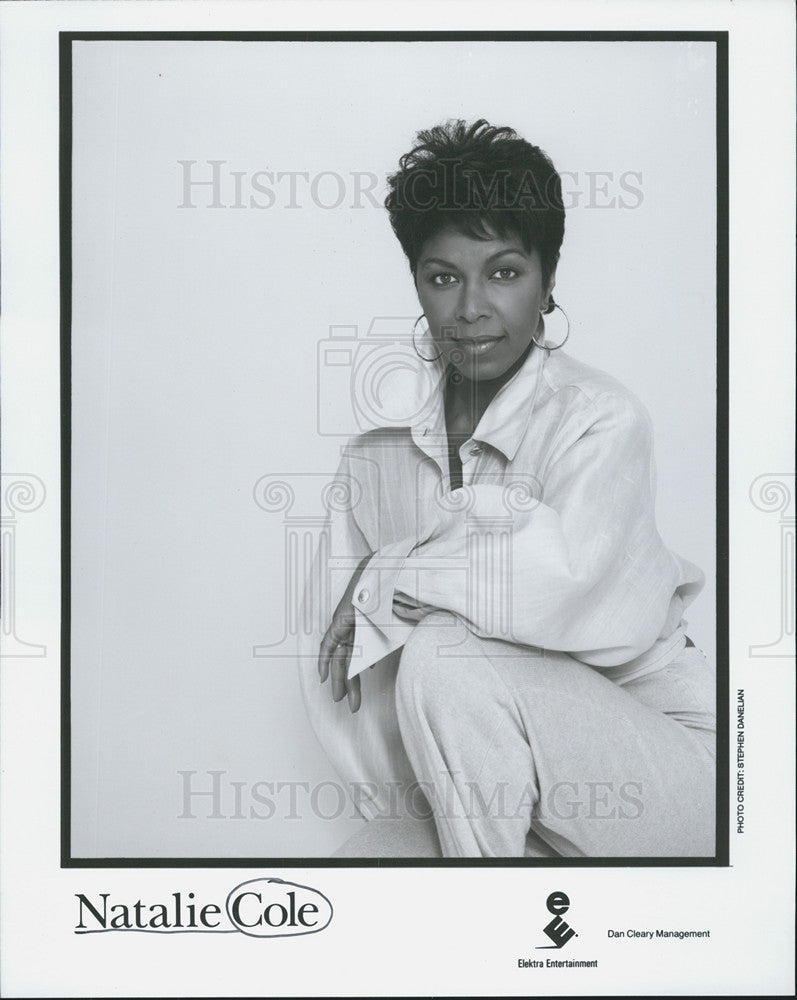 Press Photo Natalie Cole Musician - Historic Images