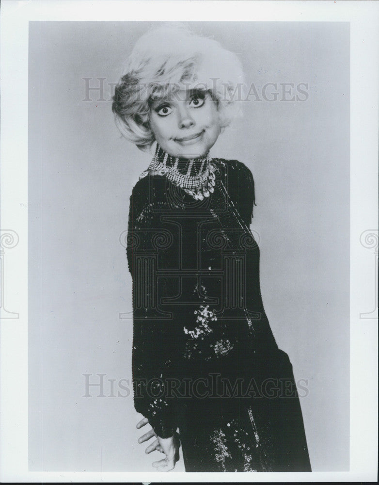 1988 Press Photo Carol Channing Musician - Historic Images