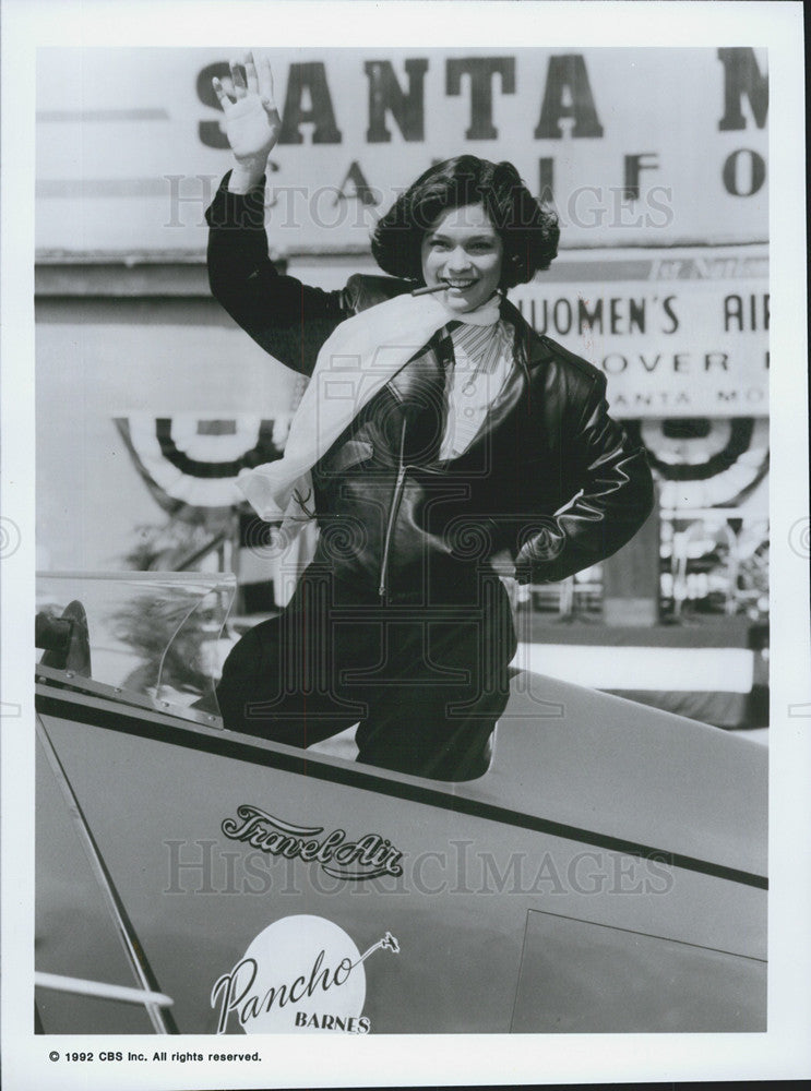 1992 Press Photo Valerie Bertinelli Actress Pancho Barnes - Historic Images