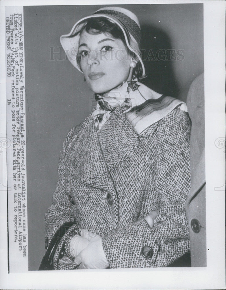 1955 Press Photo Veronique Passani, Actress. - Historic Images