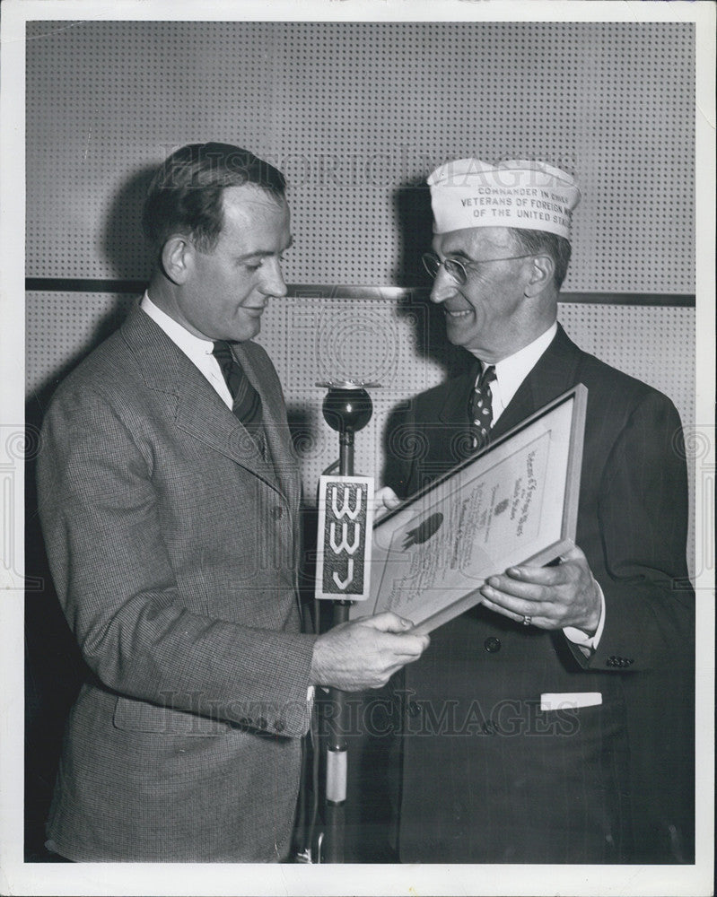 1941 Press Photo William J. Scripps, General Manager for News Radio - Historic Images