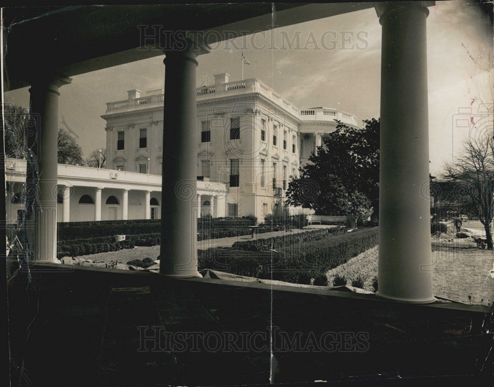 1967 Press Photo White House - Historic Images