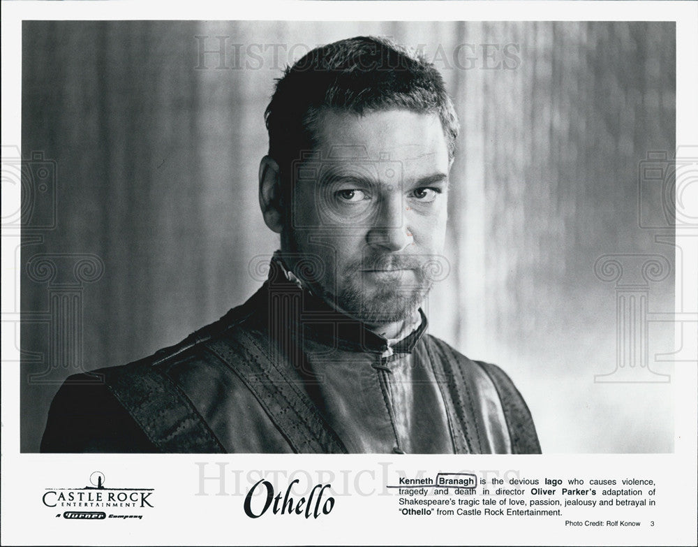 1995 Press Photo Othello Kenneth Branagh - Historic Images
