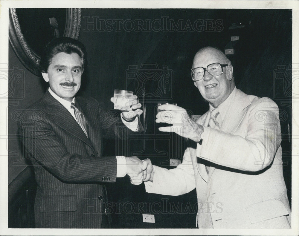 1982 Press Photo Jack Brickhouse sportscaster - Historic Images