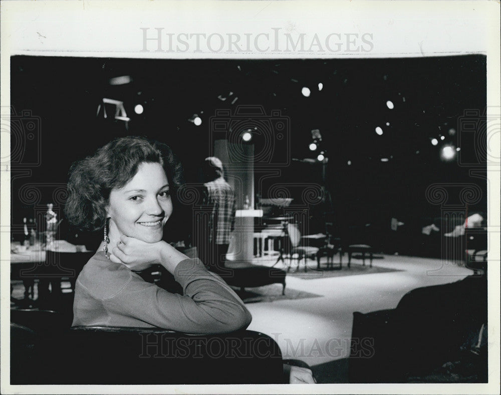 1984 Press Photo Joan Allen, American Actress at Theatre Lo - Historic Images