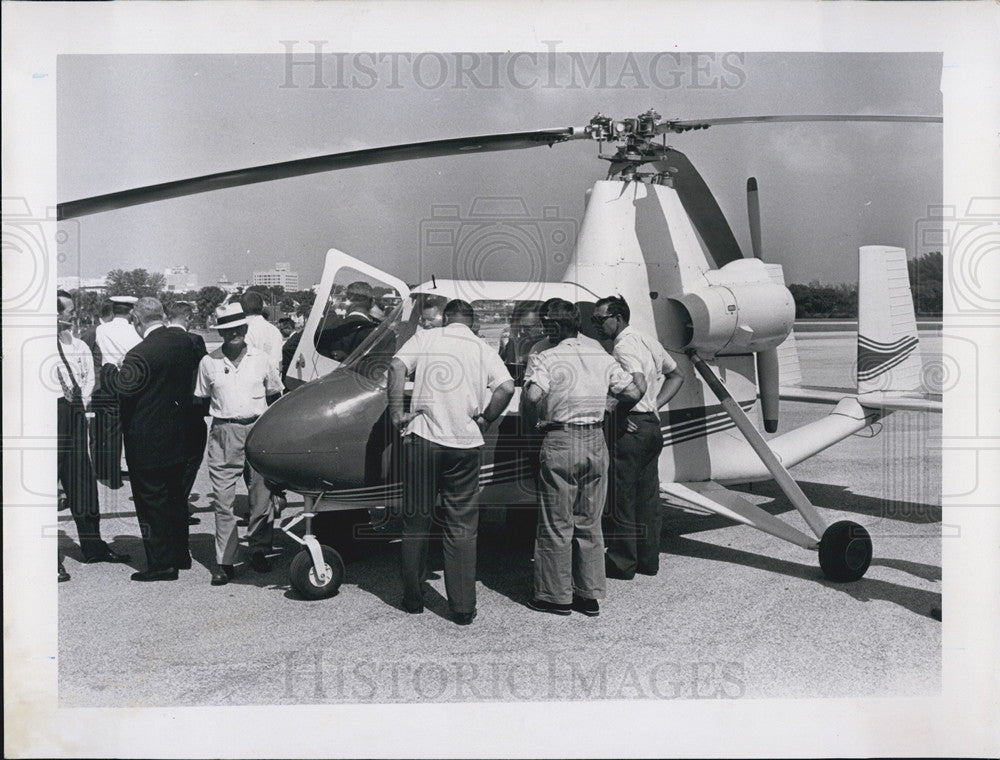 1961 Press Photo Gyroplane - Historic Images