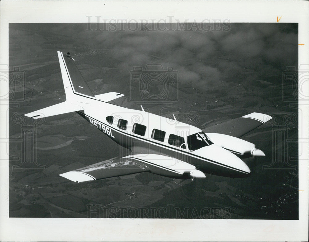 1973 Press Photo Piper Aircraft Corp. Navajo aircraft - Historic Images